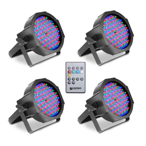 CAMEO FLAT PAR RGB 10 IR SET